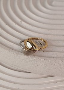 Anel Two Hearts - Banho Flash