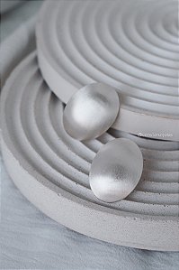 Brinco Serena Escovado - Banho Flash