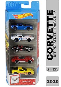 Hot Wheels - Pack de 5 - Corvette - GTN35