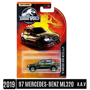 Matchbox Miniaturas Jurassic World - 97 Mercedes Benz ML320 A.A.V.