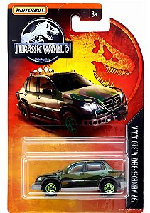 Matchbox Miniaturas Jurassic World - 97 Mercedes Benz ML320 A.A.V.