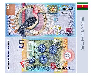 Suriname 5 Gulden 2000 - FE