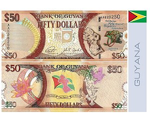 Guiana 50 Dólares 2016 - FE