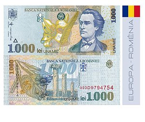 Romênia 1.000 Leis 1998 - FE