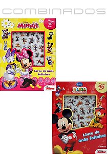 Séries: A Casa do Mickey Mouse e Minnie: Livros de Imãs Fofinhos Cartonados