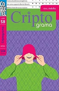 Coquetel - Cripto Grama nível médio livro 58 - 144 páginas