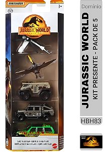 Miniatura Matchbox - Pack de 5 - Jurassic World Dominion | Escala 1:64