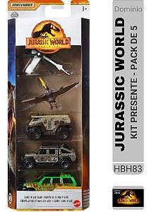 Matchbox - Pack de 5 - Jurassic World Dominion