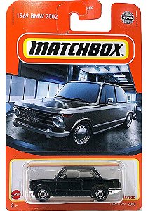 Matchbox 1969 BMW 2002 - GVX94 (Preto) | 1/64