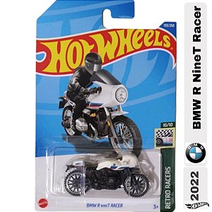 Miniatura Hot Wheels - Moto BMW R NineT Racer (Branca) - HCT47 | 1:64