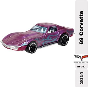 OPEN BOX - Hot Wheels 69 Corvette - BFD93