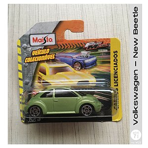 Maisto - Volkswagen - New Beetle Verde - 1/64 - Fresh Metal