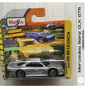 Mercedes Benz CLK GTR (versão de rua) - 1/64 - Fresh Metal - Maisto