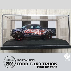 Hot Wheels - Ford F-150 Truck Pick up 2009 - escala 1:64 com caixa acrílica