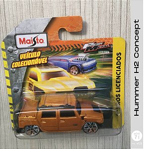 Hummer H2 Concept Laranja - 1/64 - Maisto