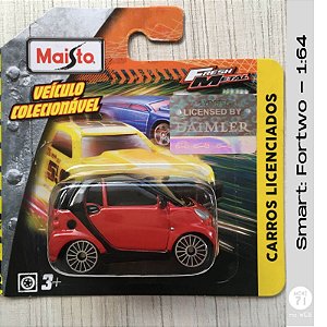 Smart Fortwo - Vermelho - 1/64 - Maisto