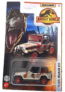 Matchbox - 93 Jeep Wrangler # 29 (camuflado) Jurassic World Dominion - HBH07