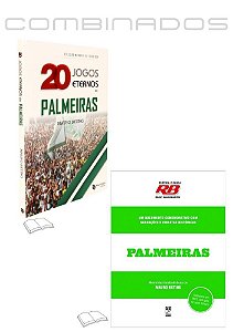 Kit Presente - Livro: 20 Jogos Eternos do Palmeiras + Futebol é com a Rádio Bandeirantes