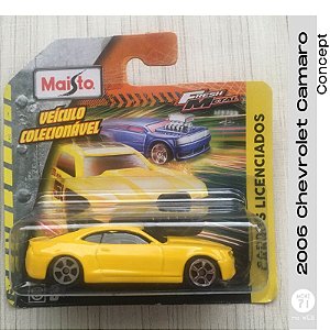 Maisto - 2006 Chevrolet Camaro Concept amarelo - 1/64