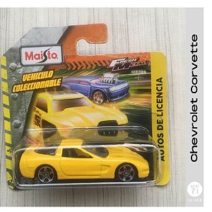 Maisto - Chevrolet Corvette 1/64 - Amarelo