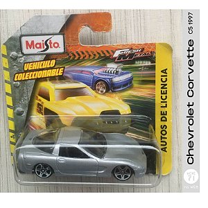 Maisto - Chevrolet Corvette 1/64 - Prata