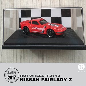 Hot Wheels 1:64 - Nissan Fairlady Z - com caixa acrílica