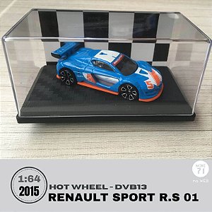 Hot Wheels 1:64 - Renault Sport R.S 01 - com caixa acrílica