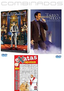 DVD Fabio de Melo  + Paz e Luz + Caça Bíblico