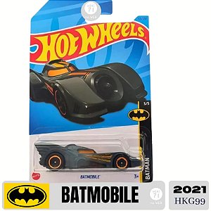 Miniaturas Hot Wheels - Batmobile (Batman) Cinza | Escala 1:64