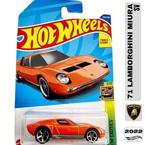 Hot Wheels - 71 Lamborghini Miura SV - HCV34 (Laranja) | 1/64