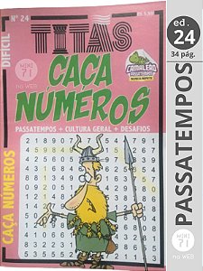 Caça Números nível difícil edição nº 24