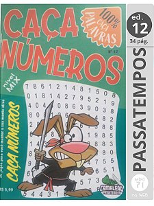 Caça Números mix edição nº 12