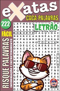 Caça Palavras Letrão edição nº 222