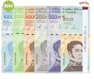Séries de 6 Venezuela Bolívar Soberano 2018-2021 - FE