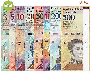 Séries de 8 Venezuela Bolívar Soberano 2018-2021 - FE