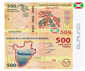Burundi 500 Francos 2018 - FE