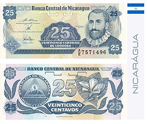 Nicaragua 25 Centavos Cordoba 1991 - FE