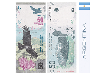 Argentina 50 Pesos 2020  - FE