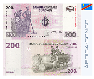 Congo 200 Francos, 2013 - FE