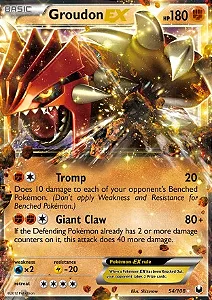 Pokémon Groudon EX (54/108)