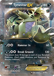 Pokémon Tyranitar EX (42/98)