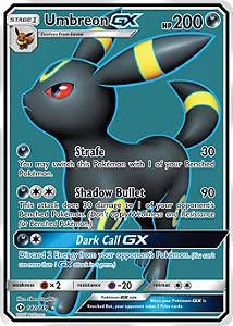 Pokémon Umbreon GX (142/149)