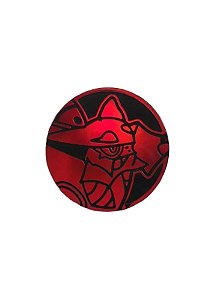Moeda Pokémon Volcanion - Vermelho Arco-Íris Foil 34mm - Loose