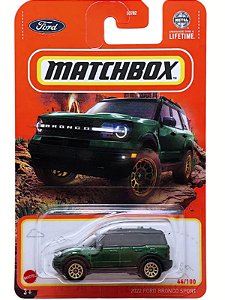 Matchbox - 2022 Ford Bronco Sport - HVL39 (Verde) | Escala 1:64