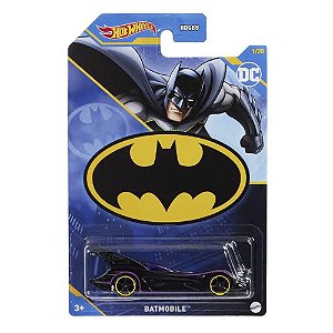 Miniatura Hot Wheels - DC - Batmobile (Preto) | Escala 1:64