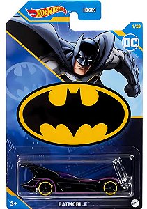 Miniatura Hot Wheels - DC - Batmobile (Preto) | Escala 1:64