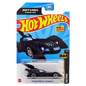 Miniatura Hot Wheels - Batman Forever Batmobile - HKG38 (Preto) | Escala 1:64