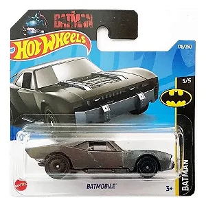 Miniatura Hot Wheels - Batmobile - HCT65 (Cinza metálico) | Escala 1:64