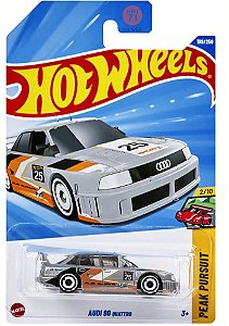Miniatura Hot Wheels - Audi 90 Quattro (Prata) - JBB20 | 1:64