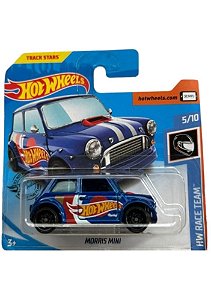 Miniatura Hot Wheels Morris Mini (Azul) | Escala 1/64